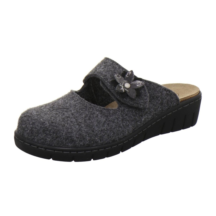 Frauen AFS-Schuhe | Filz Hausschuhe Damen Stone