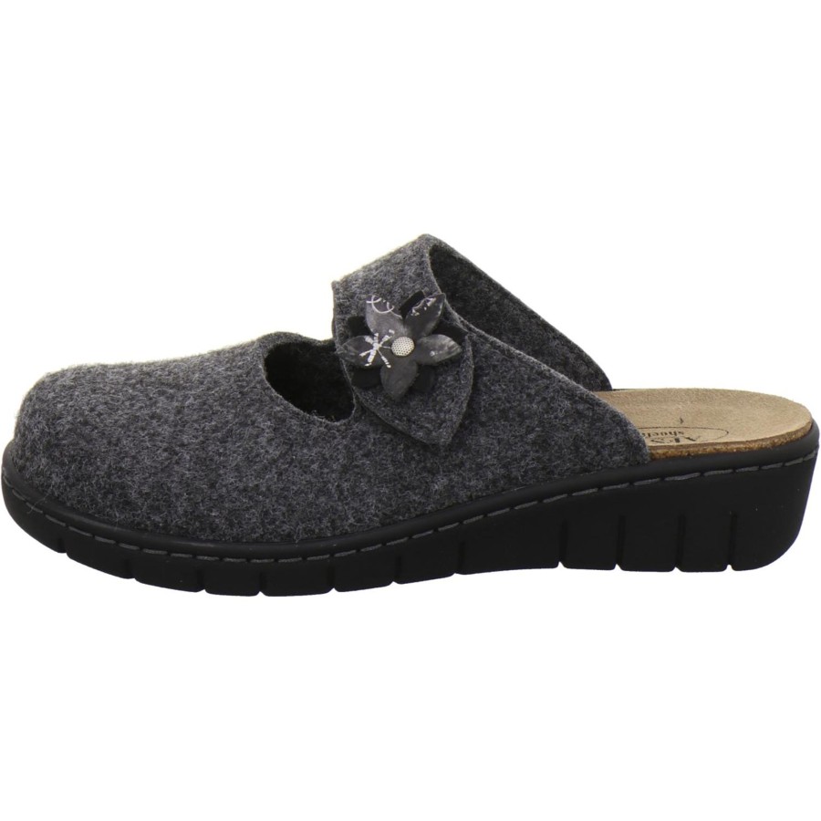 Frauen AFS-Schuhe | Filz Hausschuhe Damen Stone