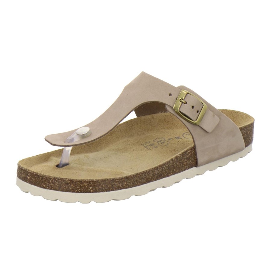 Frauen AFS-Schuhe | Zehensteg Alen Damen Sand