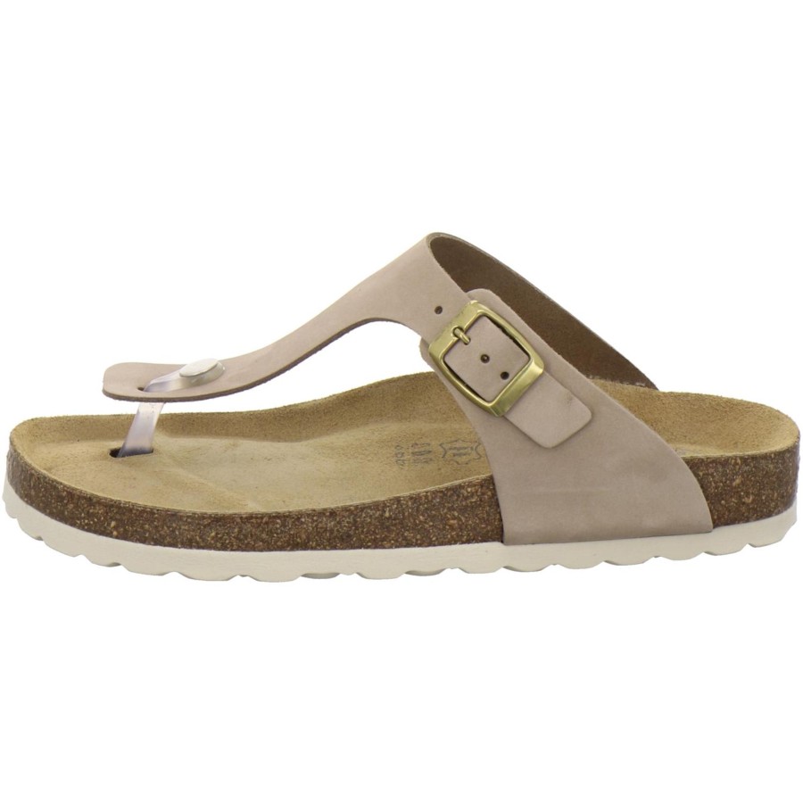 Frauen AFS-Schuhe | Zehensteg Alen Damen Sand