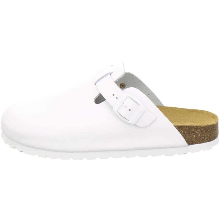 Herren AFS-Schuhe | Clogs Herren Leder Weis