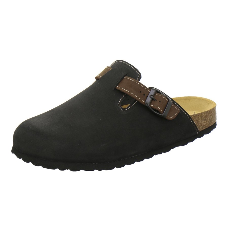 Herren AFS-Schuhe | Clogs Herren Leder Schwarz