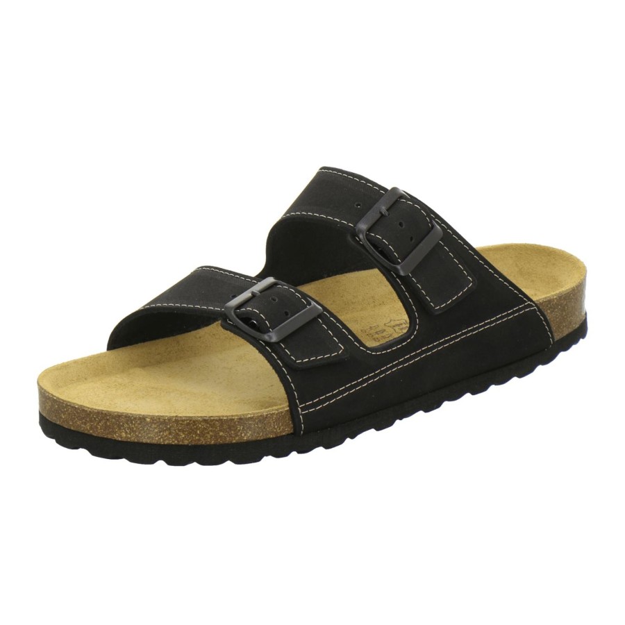 Herren AFS-Schuhe | Sandalen Herren Leder Schwarz