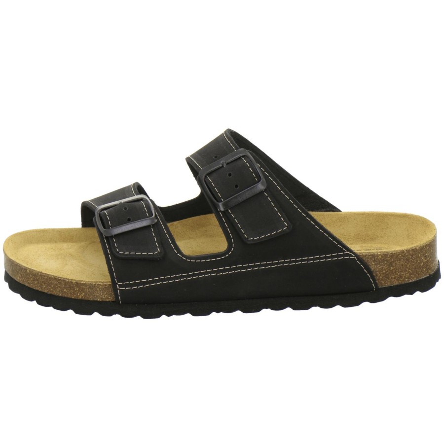 Herren AFS-Schuhe | Sandalen Herren Leder Schwarz