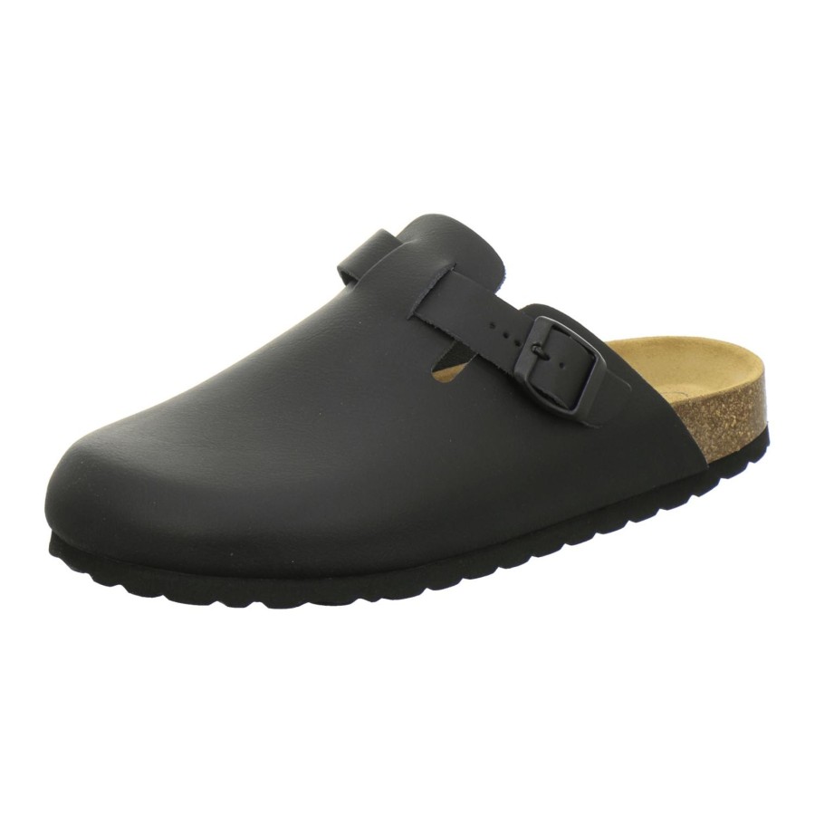 Frauen AFS-Schuhe | Clogs Herren Leder Schwarz