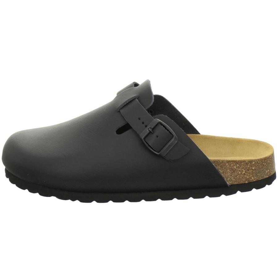 Frauen AFS-Schuhe | Clogs Herren Leder Schwarz