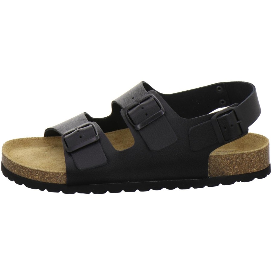 Herren AFS-Schuhe | Sandalen Herren Leder Schwarz