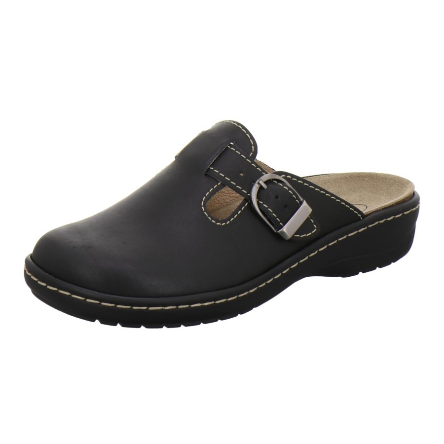 Frauen AFS-Schuhe | Clogs Damen Wechselfusbett Schwarz