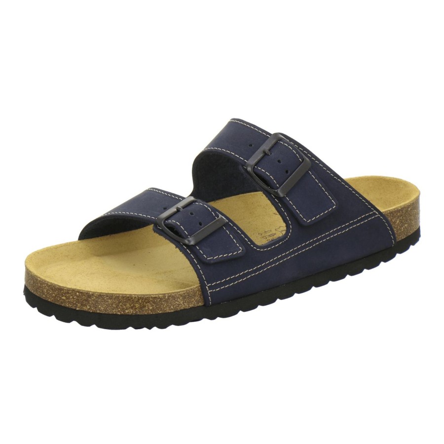 Herren AFS-Schuhe | Sandalen Herren Leder Blau Navy