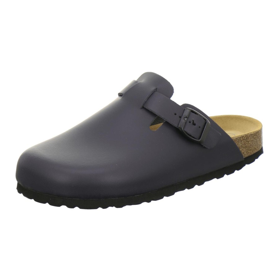 Frauen AFS-Schuhe | Clogs Herren Leder Navy