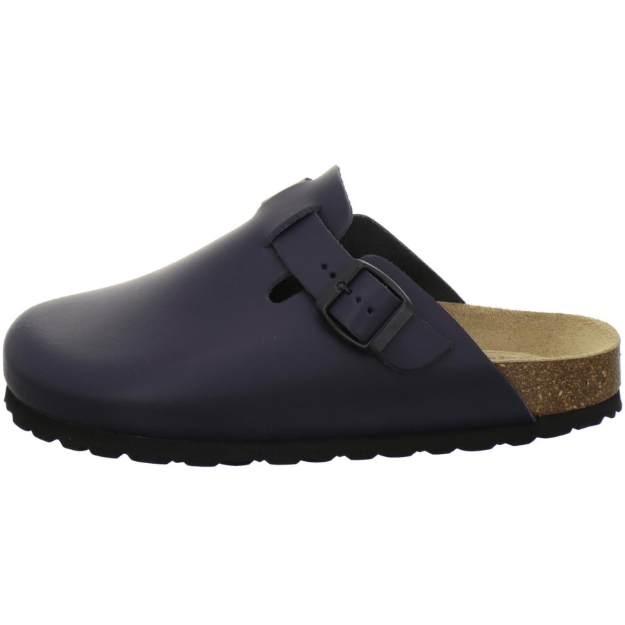 Frauen AFS-Schuhe | Clogs Damen Leder Navy