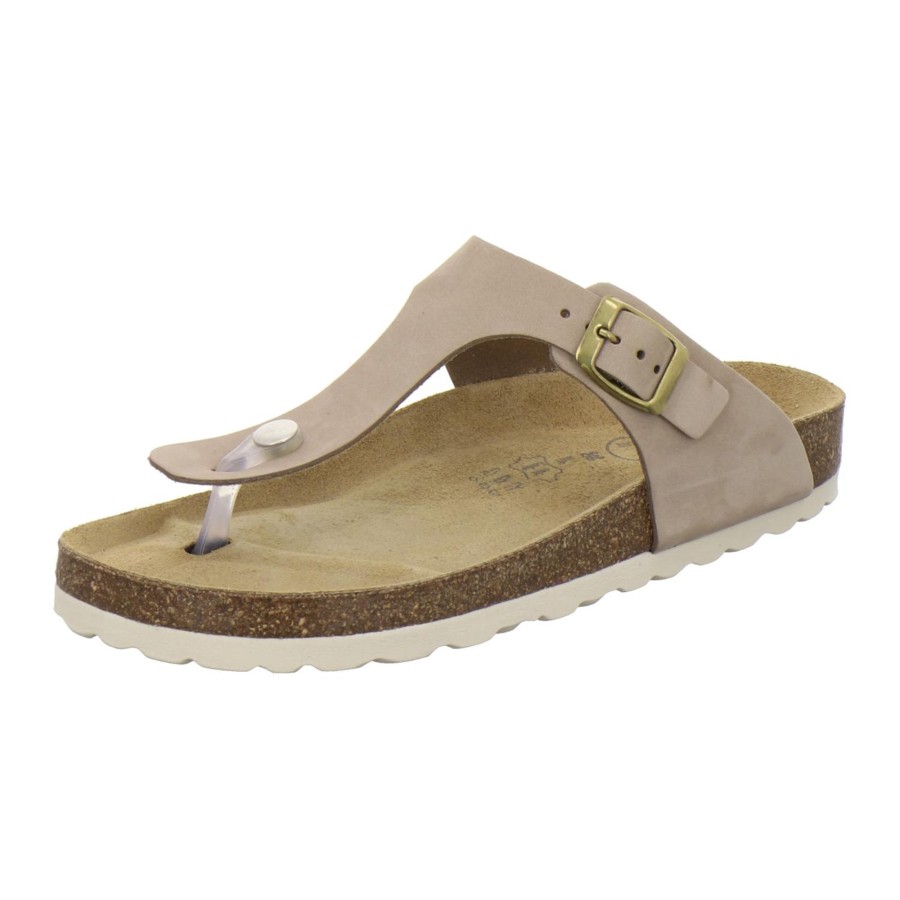 Frauen AFS-Schuhe | Zehensteg Alen Damen Sand