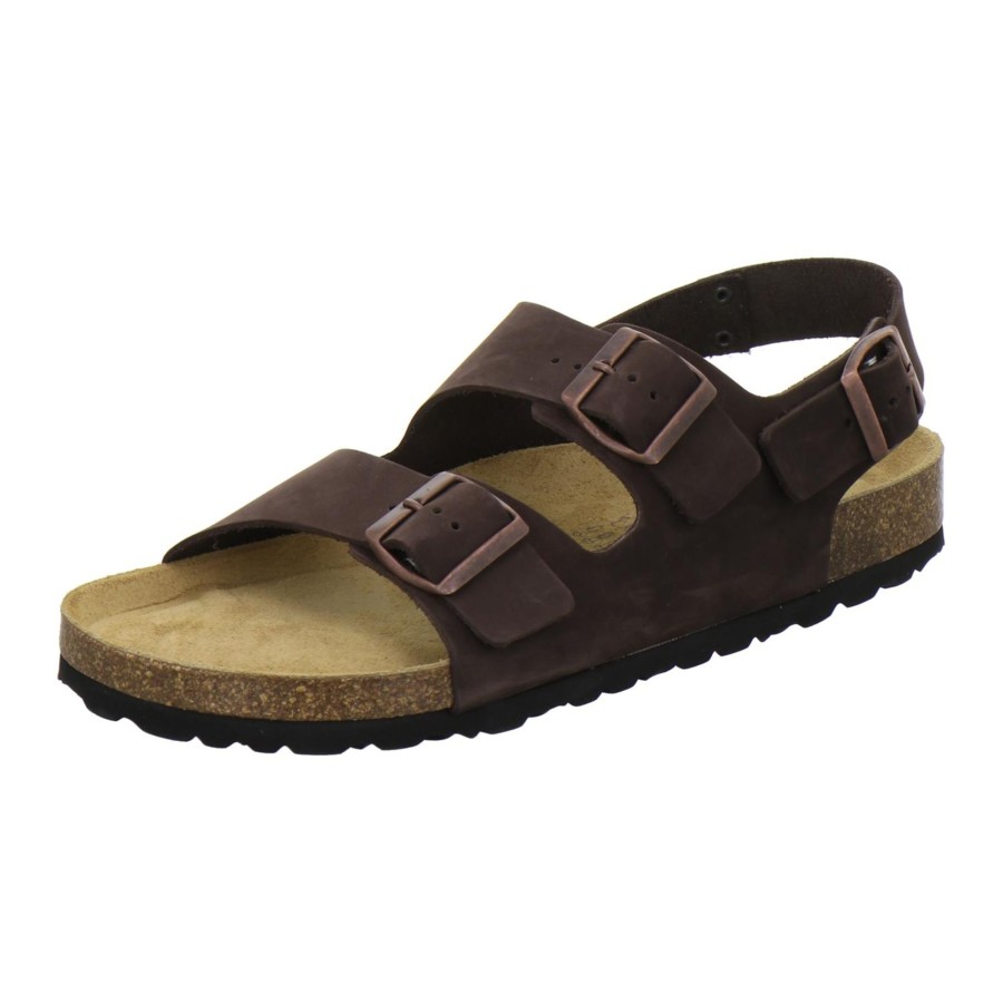 Herren AFS-Schuhe | Sandalen Herren Leder Mocca