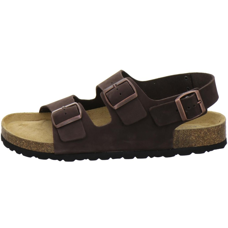 Herren AFS-Schuhe | Sandalen Herren Leder Mocca