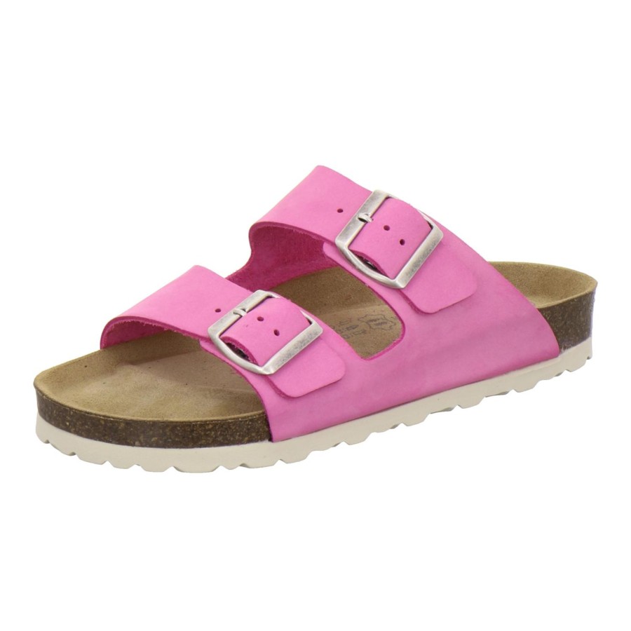 Frauen AFS-Schuhe | Pantoletten Damen Zweischnaller Fuchsia