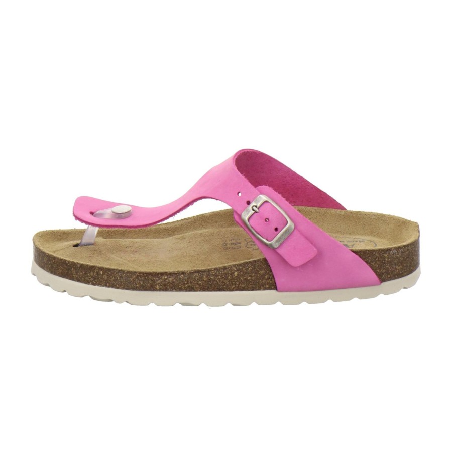 Frauen AFS-Schuhe | Zehensteg Sandalen Damen Fuchsia