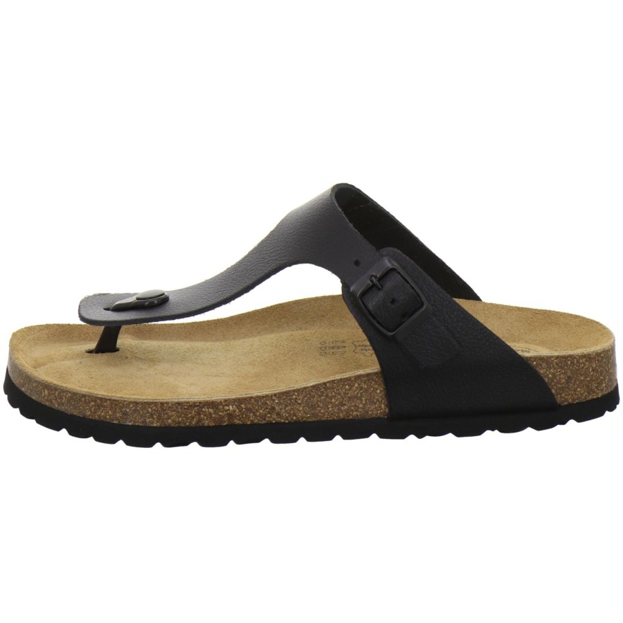 Herren AFS-Schuhe | Sandalen Herren Leder 310723 Schwarz